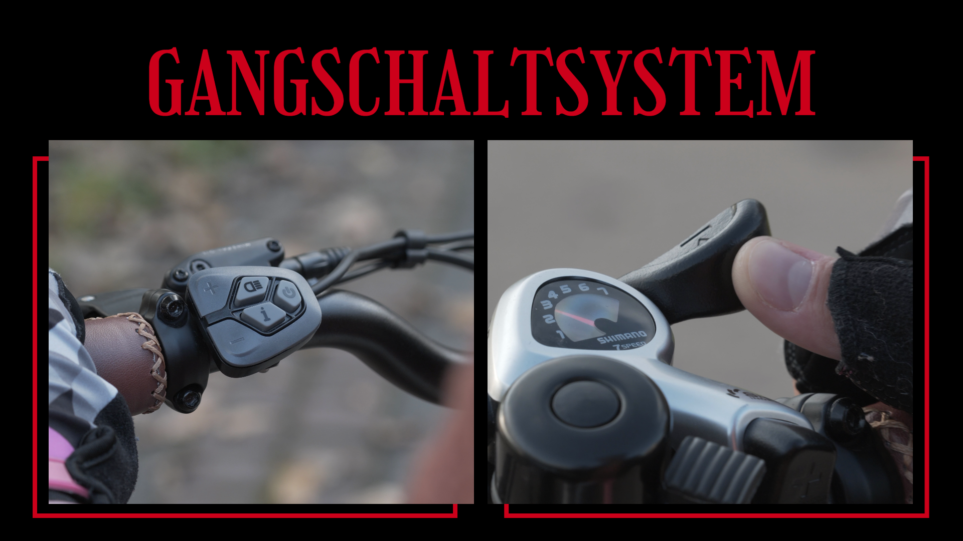 Himiway City Pedelecs Gangschaltsystem