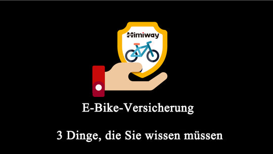 Elektrofahrradversicherung - 3 Dinge, die Sie wissen müssen