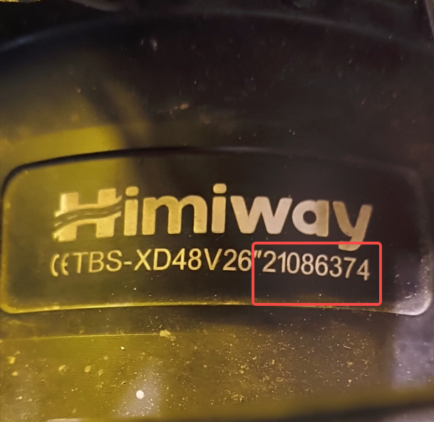 Himiway Cruiser 250W borstelloze versnellingsnaafmotor