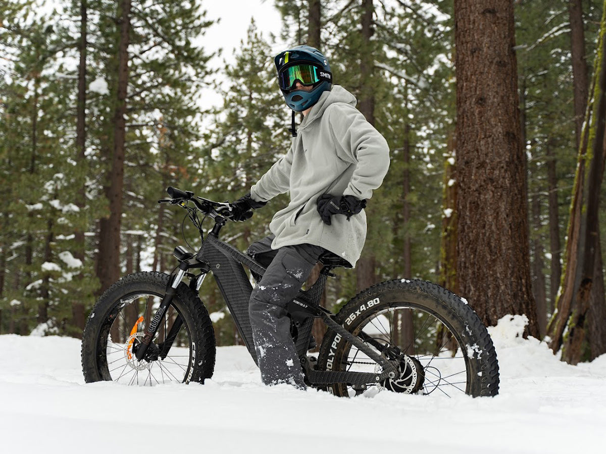 Volledig elektrische mountainbike