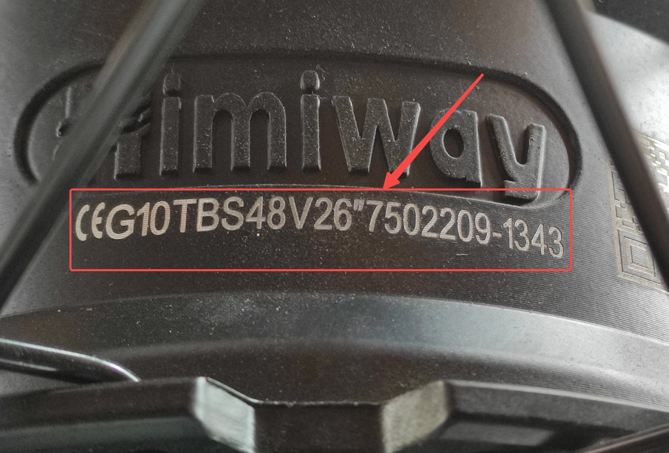 Himiway Cruiser 250W borstelloze versnellingsnaafmotor