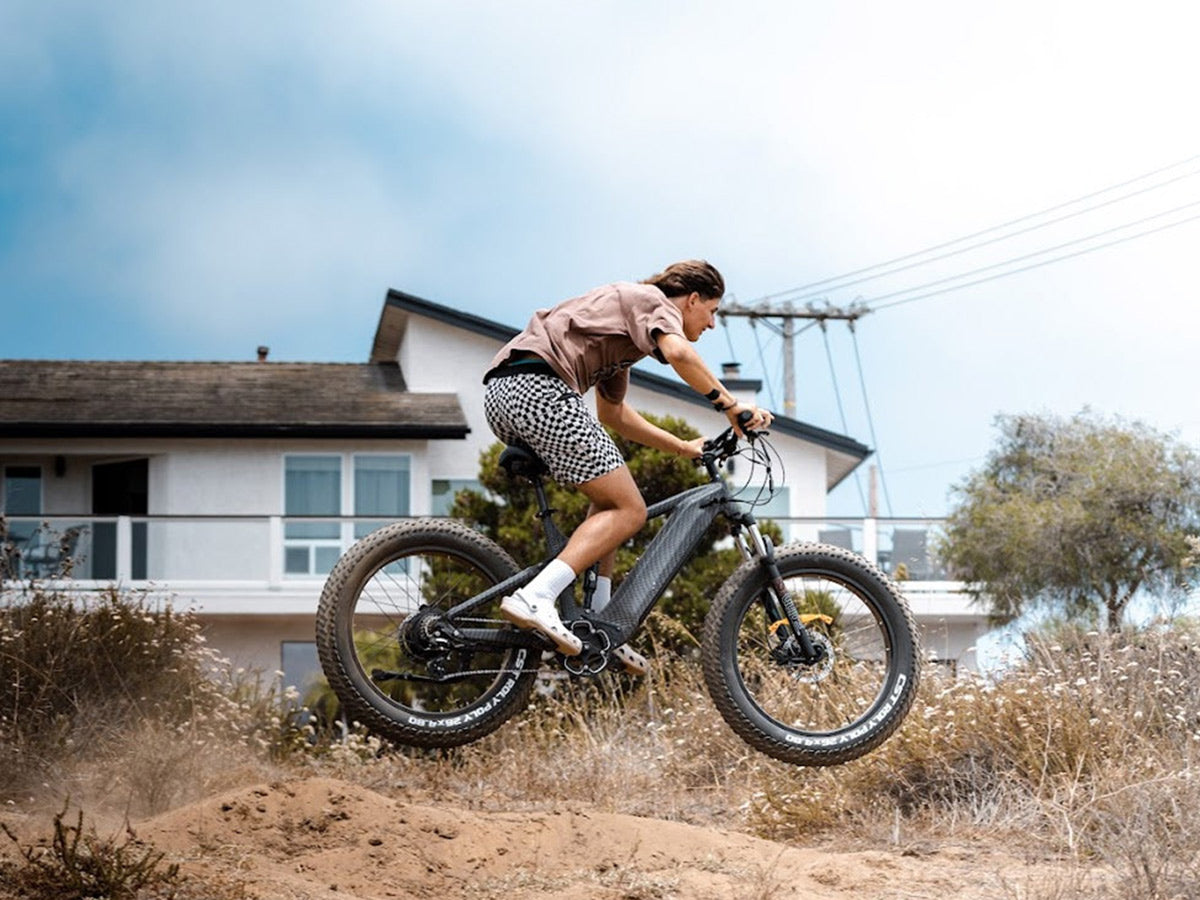 Volledig elektrische mountainbike