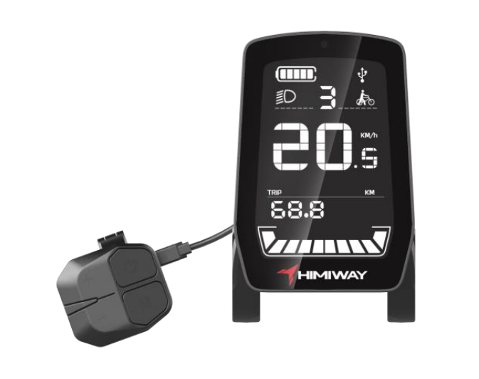 LCD-scherm met opladen via USB