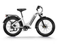 Himiway D5 Zebra Step-Thru Fatbike in Weiß– vielseitiges elektrisches Fatbike für jedes Gelände