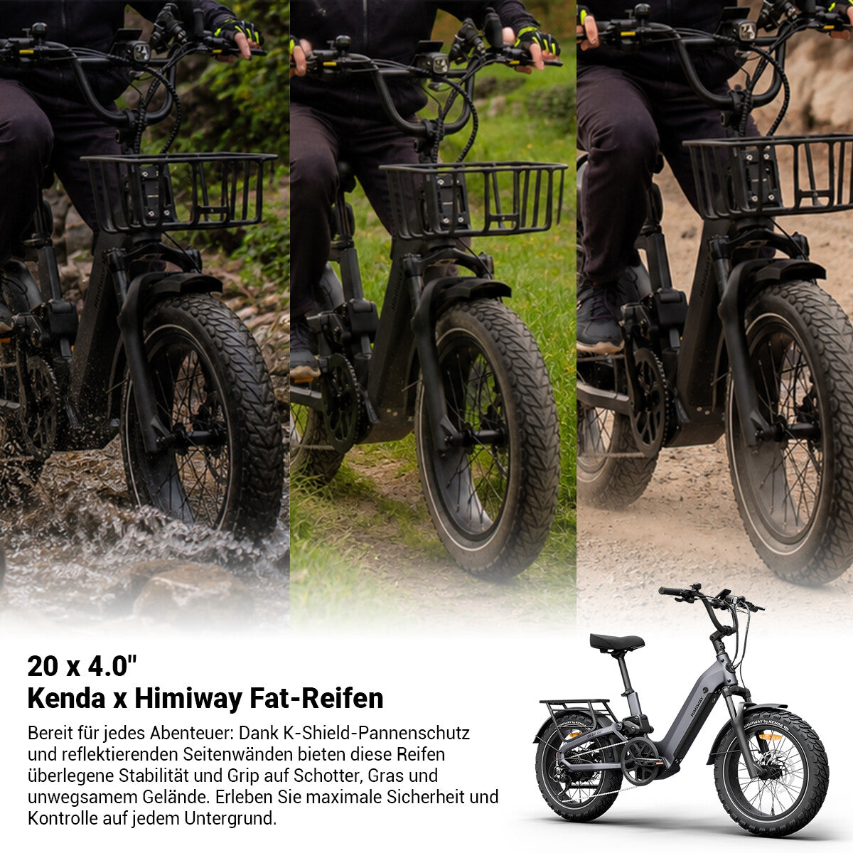 Himiway D5 2.0 20″ Ready-to-Ride Paket