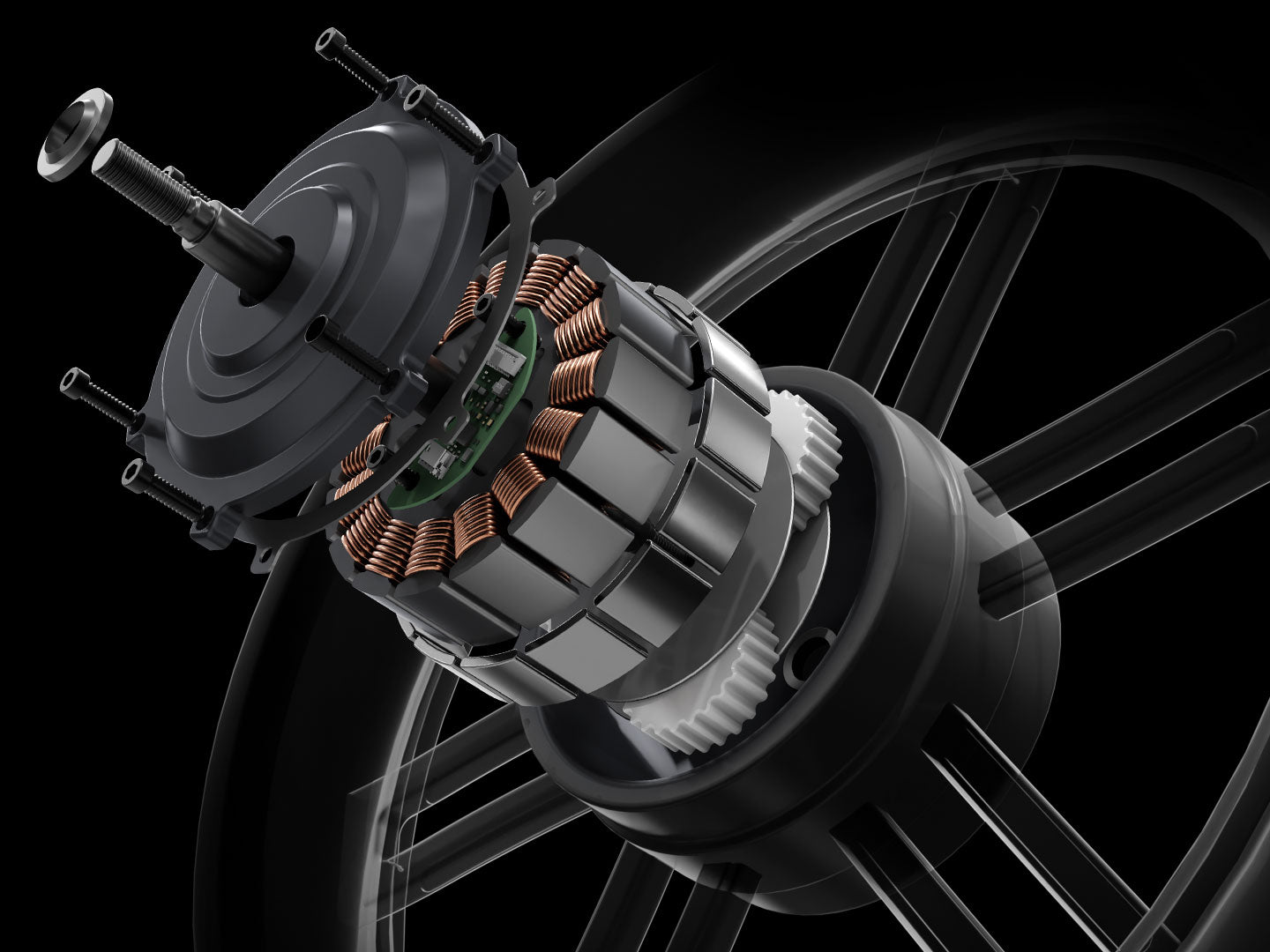 250W Bürstenloser Zahnradnabenmotor