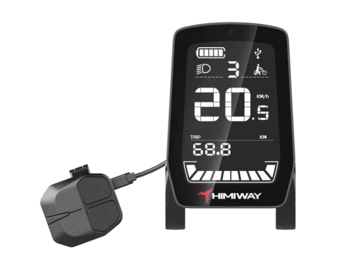 LCD-scherm met opladen via USB